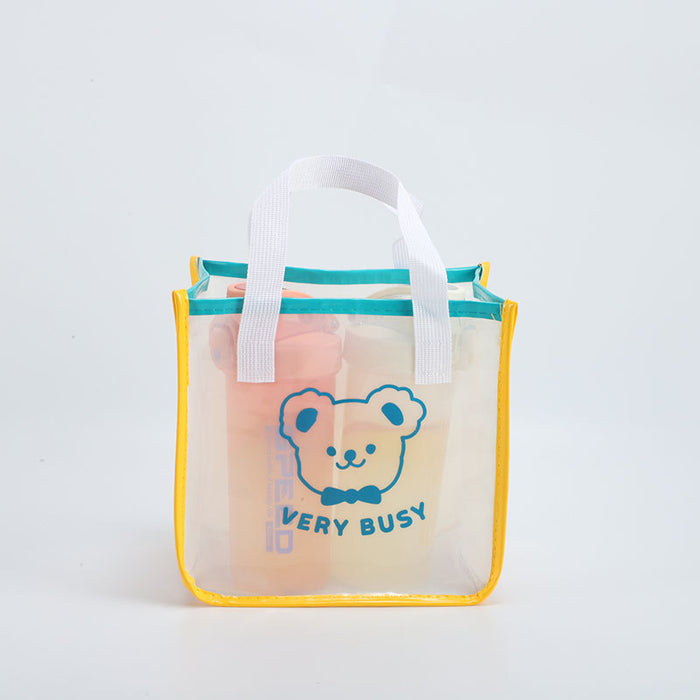 Wholesale Children's outdoor portable cute cartoon waterproof tote bag