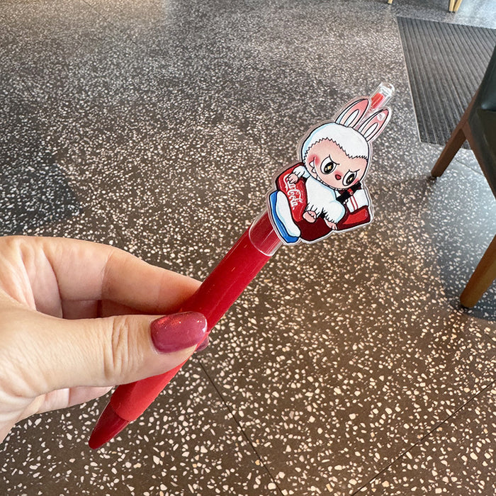Wholesale Funny cartoon cute  neutral pen,  high-appearance cute little rabbit ballpoint pen