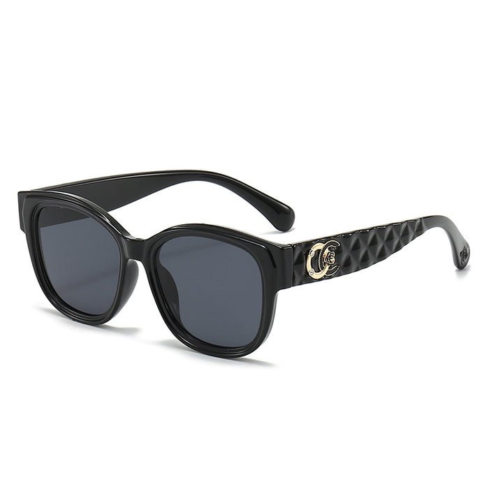 Wholesale Fashionable and avant-garde round frame sunglasses, sun protection and sunshade versatile sunglasses