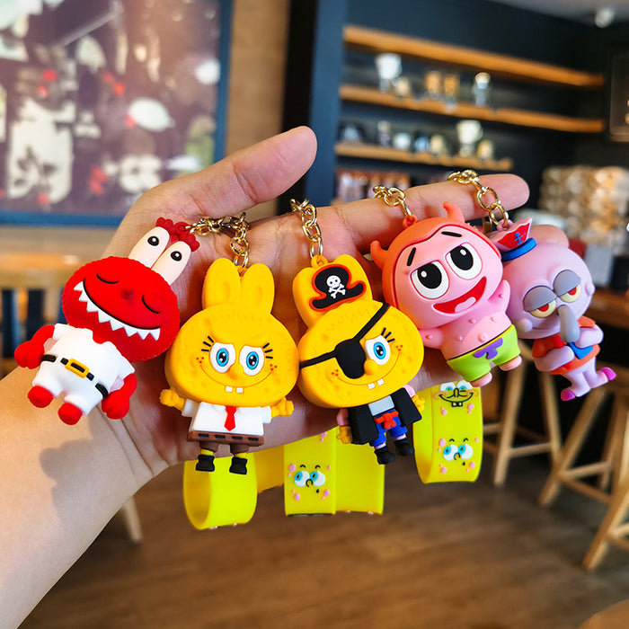 Wholesale Rubber Cartoon Doll Keychain JDC-KC-Tingm178