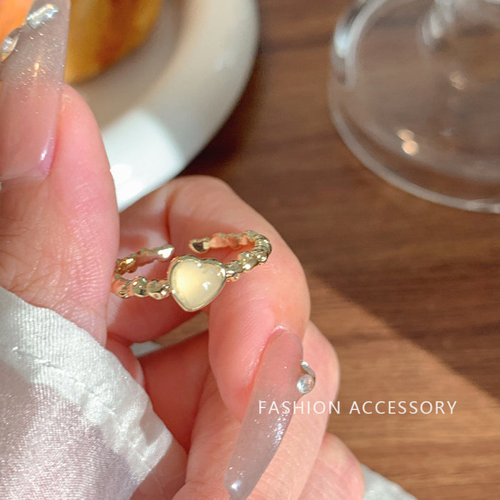 Wholesale Personalized love ring, niche bow, adjustable index finger ring, ring