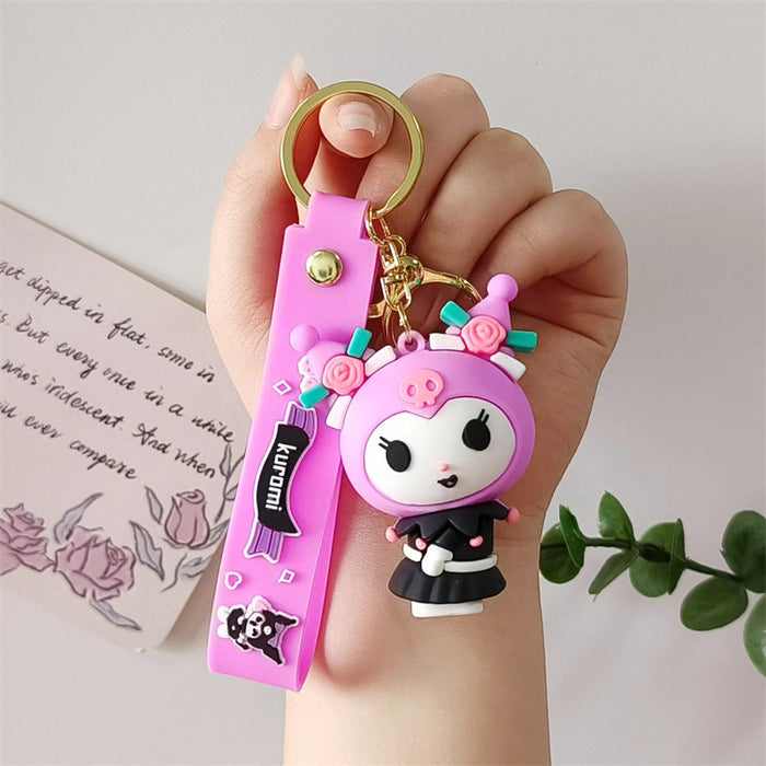 Wholesale Cartoon Silicone Doll Keychain JDC-KC-HaoXi010