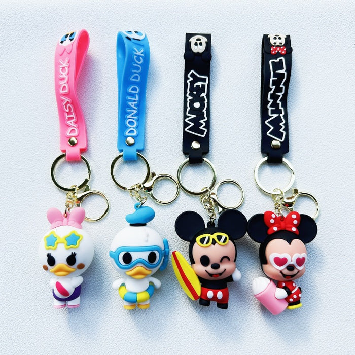 Wholesale PVC Cartoon Doll Keychain JDC-KC-WuYi127