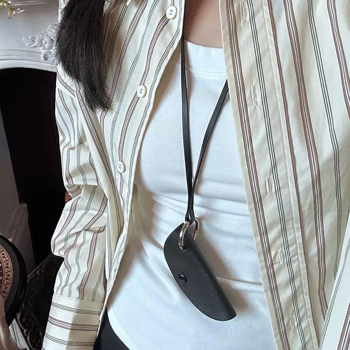 Wholesale Accessories Neck Hanging Mini Bag Semi-round Bag Key Necklace Bag