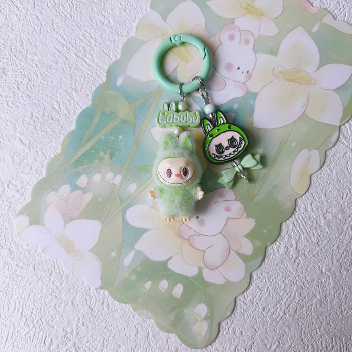 Wholesale Doll Enamel Sitting Posture Cute Mobile Phone Pendant Keychain