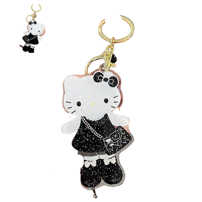 Wholesale 5 PCS Cute Cartoon Double-Sided Acrylic Keychains for Men and Women