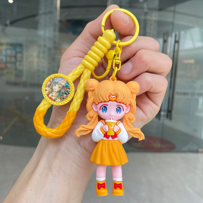 Wholesale Keychain creative backpack pendant car keychain decoration small gift wholesale