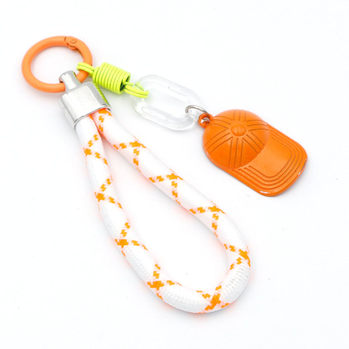 Wholesale Colorful Rope Pendant Keychain JDC-KC-QLP022