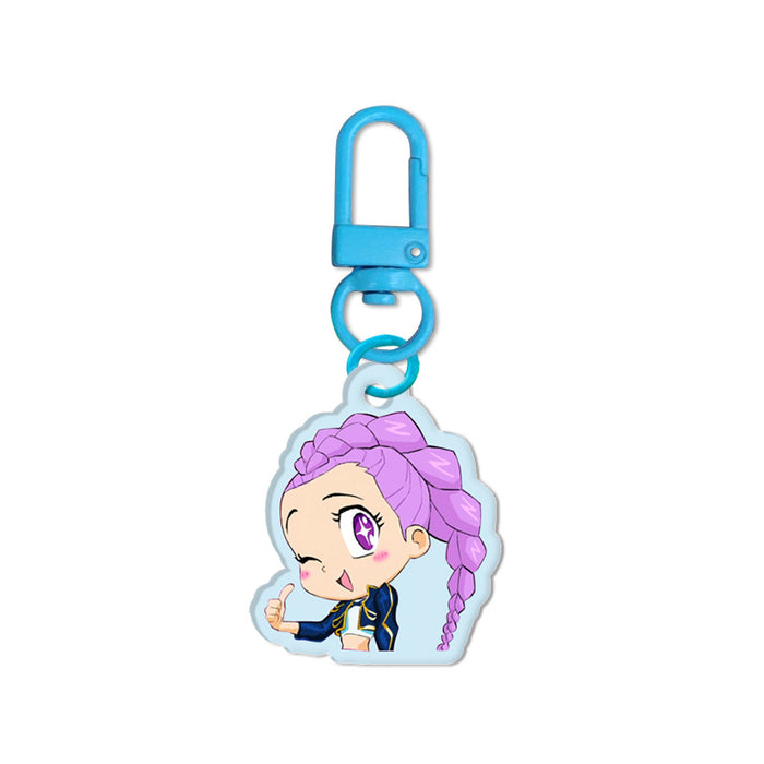 Wholesale 12pcs Custom Acrylic Cartoon Anime Double-Sided Keychain
