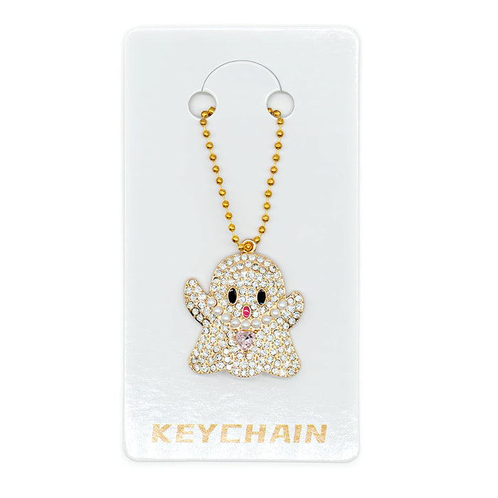 Wholesale Cartoon Christmas Metal Keychain Bag Charm Cute Holiday Gift Accessory