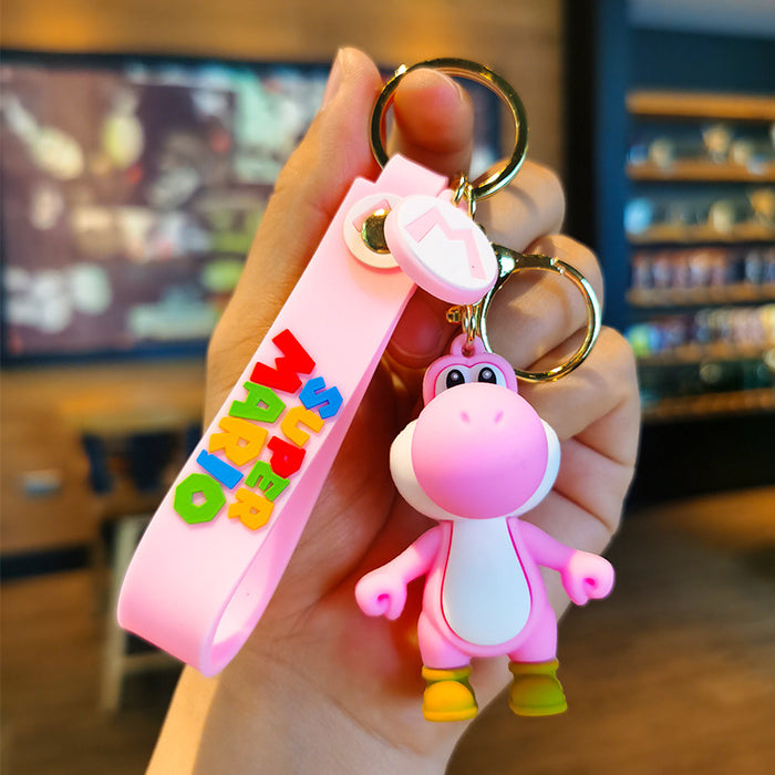 Wholesale Cartoon Doll Rubber Keychain JDC-KC-Tingm026