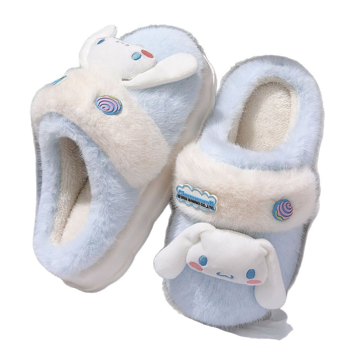 Wholesale Winter indoor non-slip warm and cute plush slippers