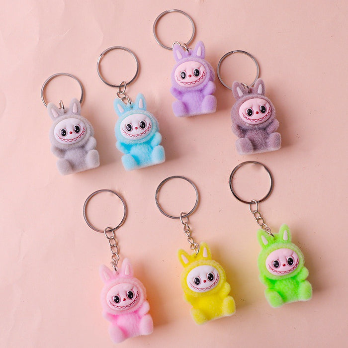 Wholesale Couple Cartoon Backpack Keychain