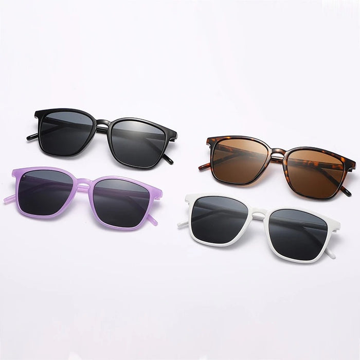 Wholesale Simple Square Frame PC Sunglasses JDC-SG-Fuxin008