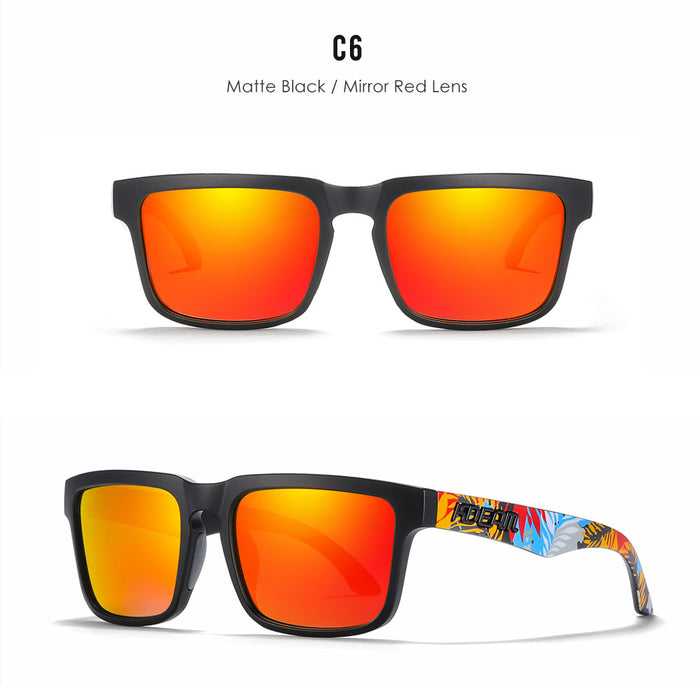 Wholesale PC Ultra-light Square Ultra-light Driving Colorful Sunglasses JDC-SG-KaiDian004