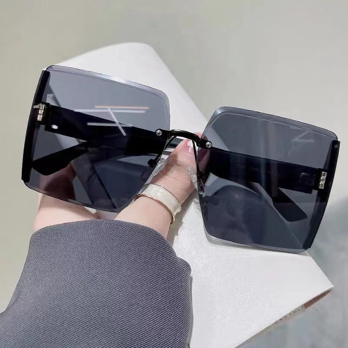 Wholesale Frameless border UV sunshade sunglasses