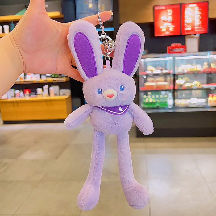 Wholesale Pulling Rabbit Cartoon Cute Plush Keychains JDC-KC-YDao103