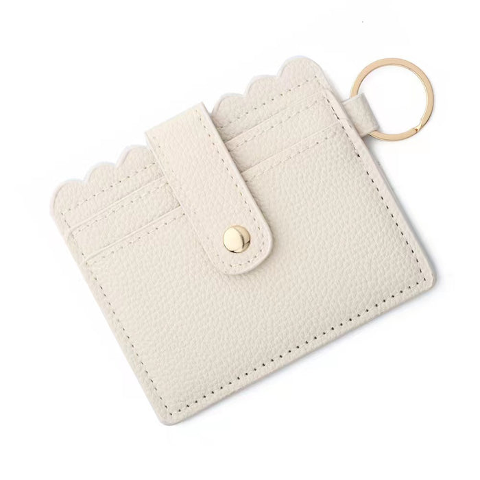 Wholesale Leopard Print Cow Print Plaid PU Leather Card Holder Keychain JDC-KC-HTong001
