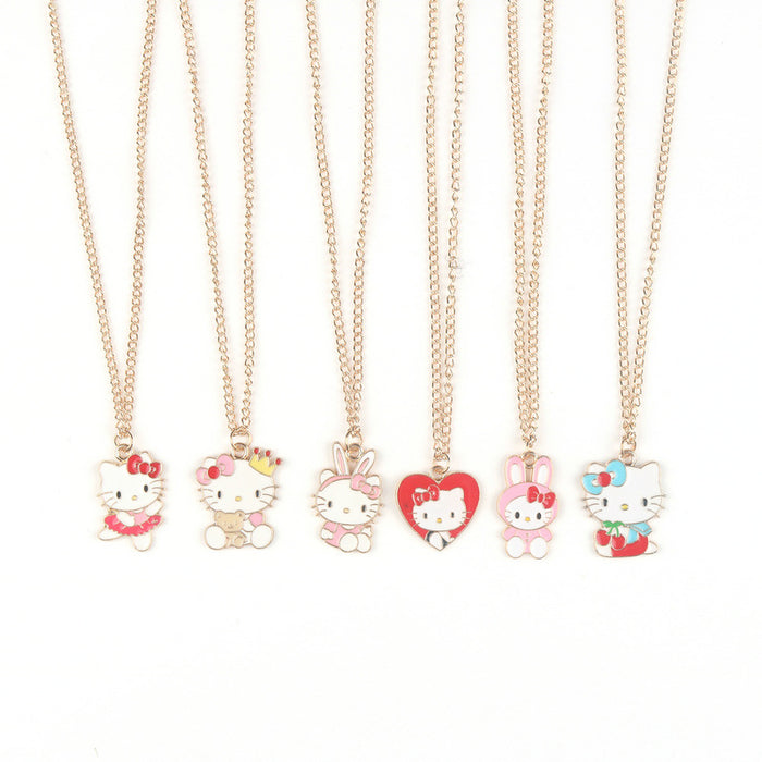 Wholesale Children Cartoon Alloy Pendant Necklace JDC-NE-FuYu008