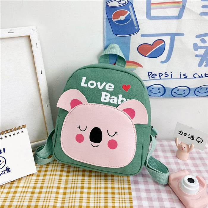 Wholesale Cartoon Soft Cute Canvas Backpack JDC-BP-YuanDuo001