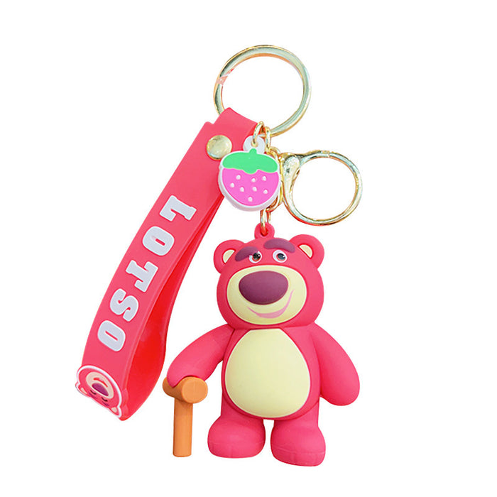 Wholesale Silicone Cartoon Doll Keychain JDC-KC-MingT099