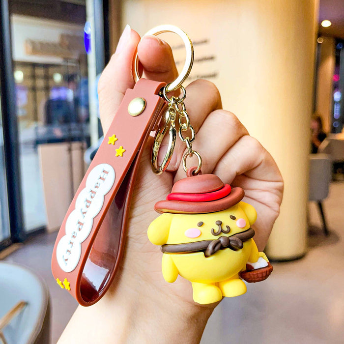 Wholesale PVC Cartoon Cute Keychain JDC-KC-LeZi026