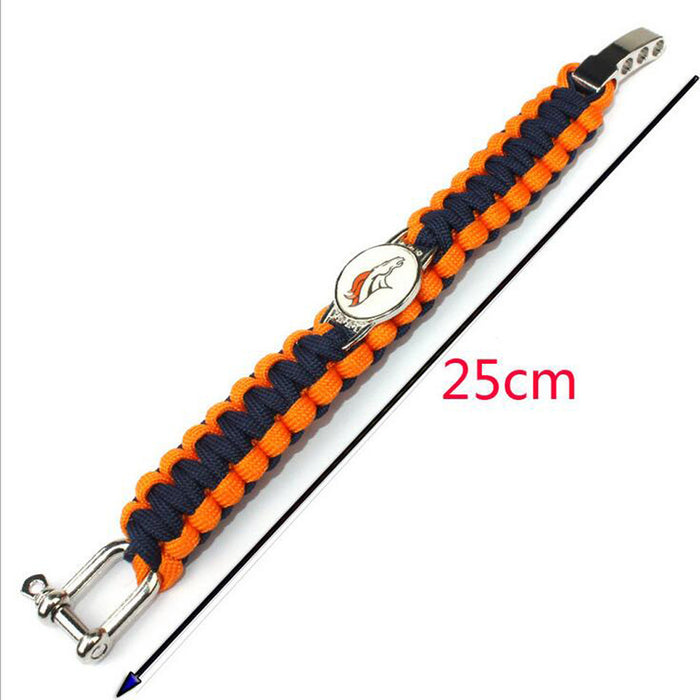 Wholesale  Olive Team Paracord Camping Adventure Emergency Bracelet