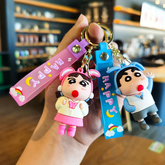 Wholesale Silicone Cartoon Doll Keychain JDC-KC-Tingm143