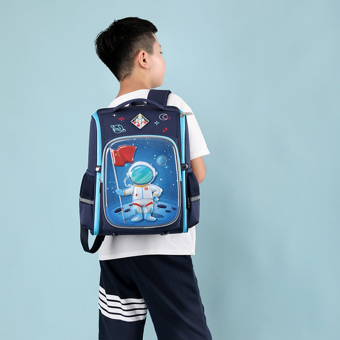 Wholesale Oxford Cloth Cartoon Lightweight Spine Protection Children's Backpack JDC-BP-YuanDuo097