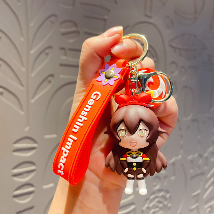 Wholesale Silicone Cute Cartoon Keychain JDC-KC-Chaow003