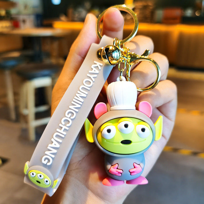 Wholesale silicone cute animation key chain （F） JDC-KC-YMeng019