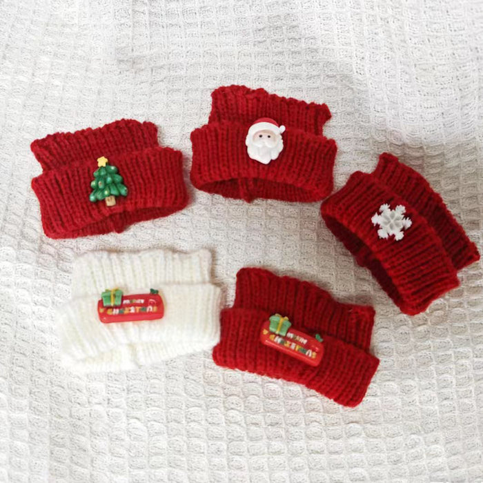 Wholesale Christmas PVC plush doll clothing keychain button sweater clothing accessories