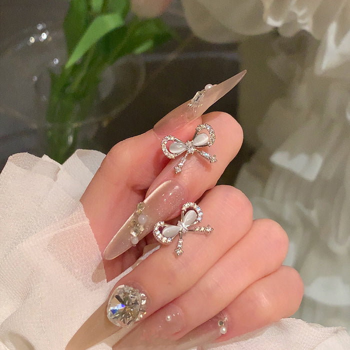 Wholesale Bow earrings, light luxury, niche, high-end earrings, new exquisite earrings, temperament earrings