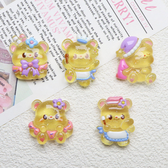 Wholesale Cartoon 3D Doll Jewelry DIY Accessories JDC-FK-YaoL009