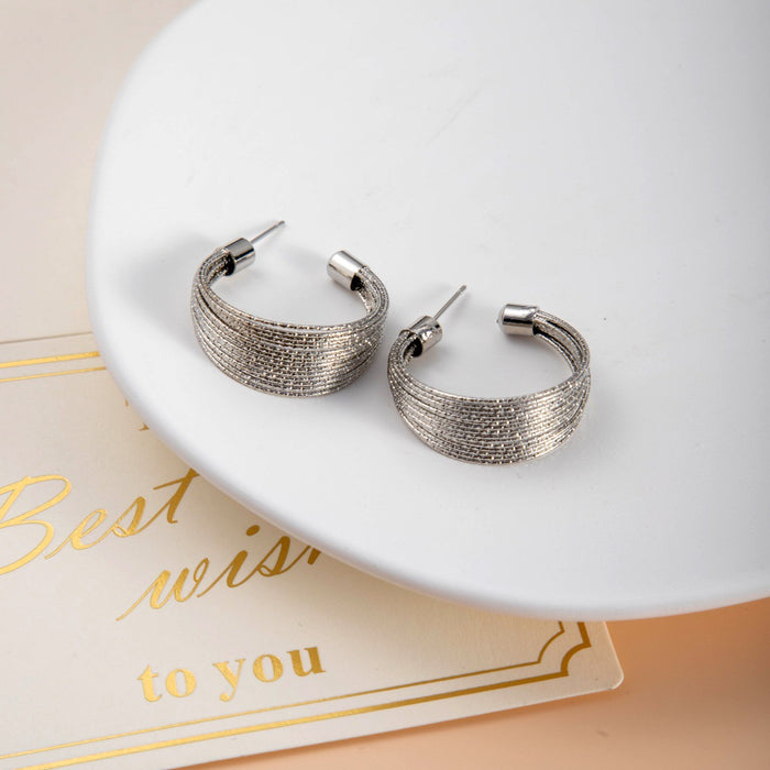 Wholesale Geometric ring heavy metal wind earrings earring personality temperament earrings