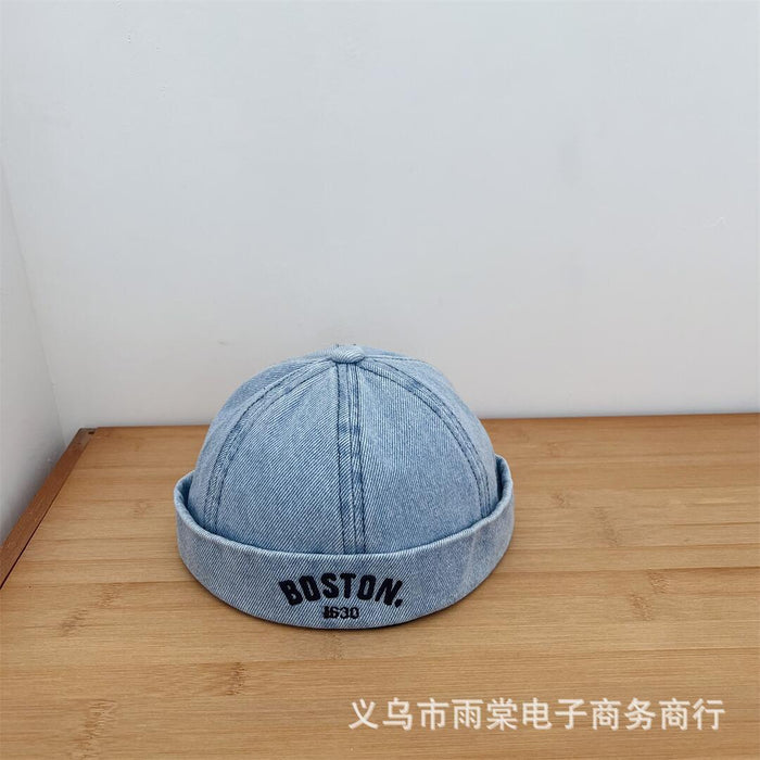 Wholesale Children's Fashion Embroidered Hat Baby's Travel All-match Hat