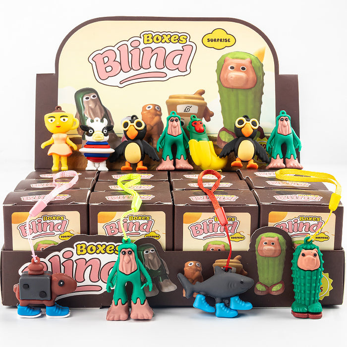 Wholesale 12pcs Doll Random doll toy cute flocking doll