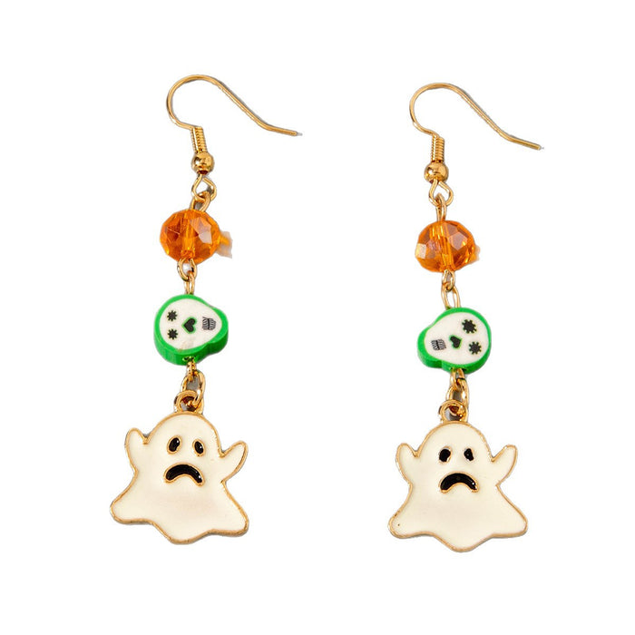 Wholesale  Ghost Pumpkin Skull Alloy Earring Set Trendy Party Jewelry Accessory MOQ≥2