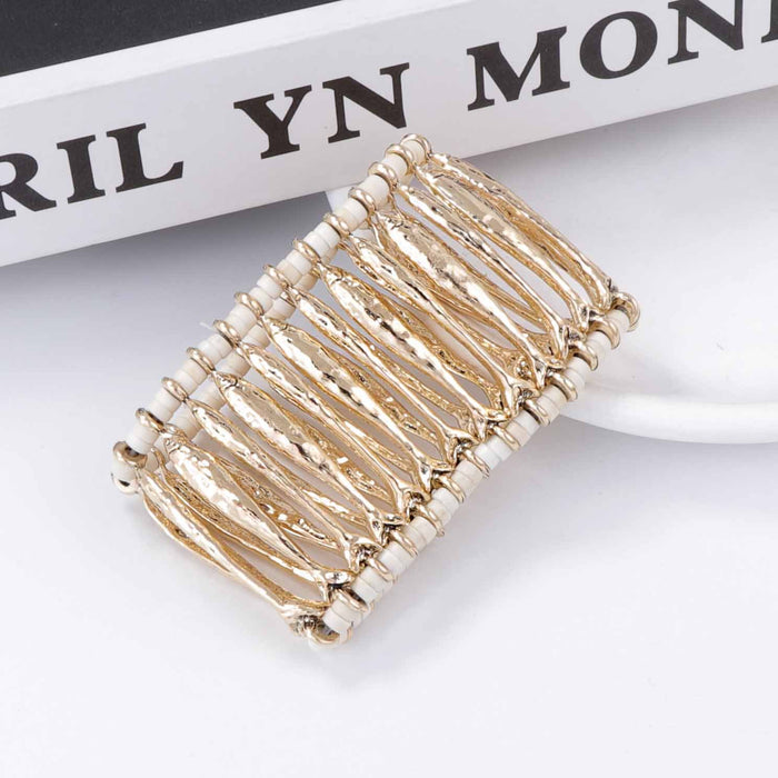 Wholesale Leisure Style Alloy Long Fish Hollow Loosen Casual Bracelet