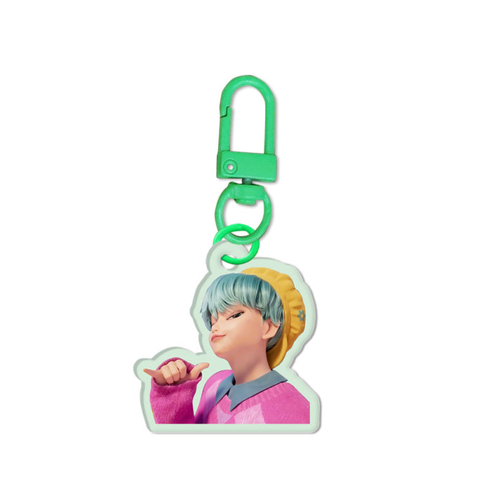 Wholesale 12pcs Custom Acrylic Cartoon Anime Double-Sided Keychain