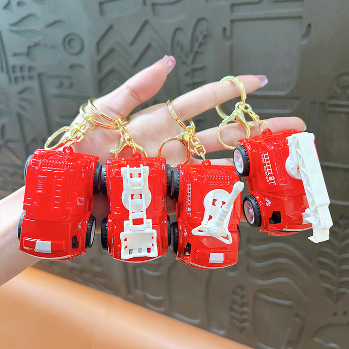 Wholesale Fire Truck Acrylic Keychain JDC-KC-YanG084