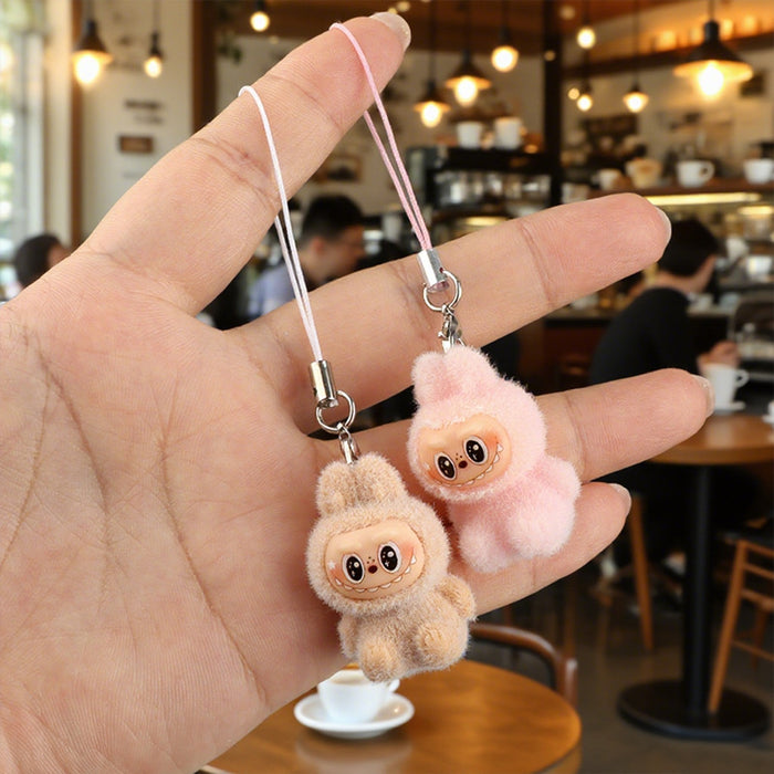 Wholesale Flocked Doll Keychain