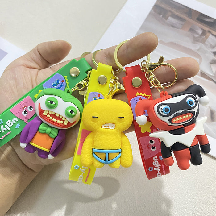 Wholesale Cartoon monster doll keychain