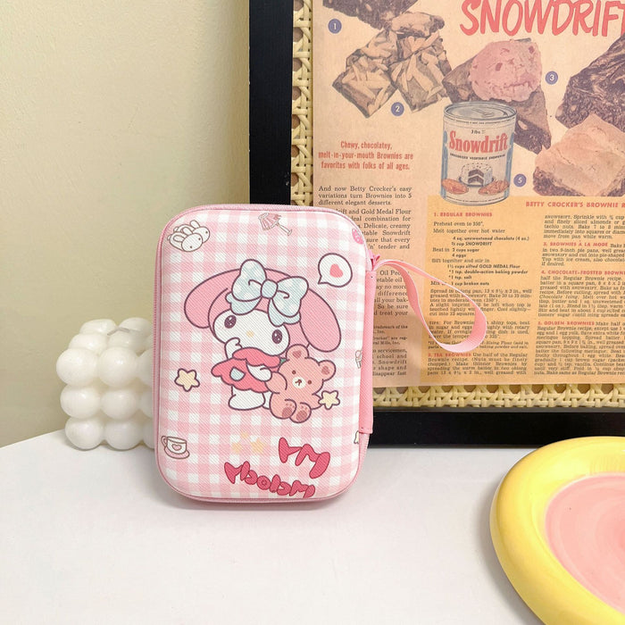 Wholesale  Cartoon  Headset Storage Bag Large Coin Purse Charger Data Cable Hard Disk Mobile Power Storage Box