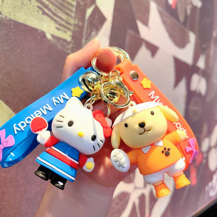 Wholesale PVC Cartoon Doll Keychain JDC-KC-Aile014