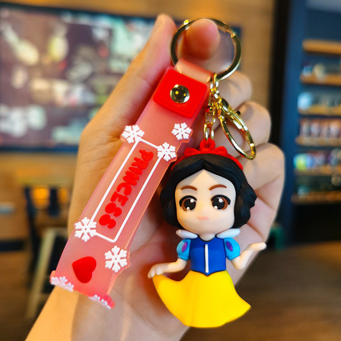 Wholesale Rubber Cartoon Doll Three-dimensional Keychain JDC-KC-Tingm104