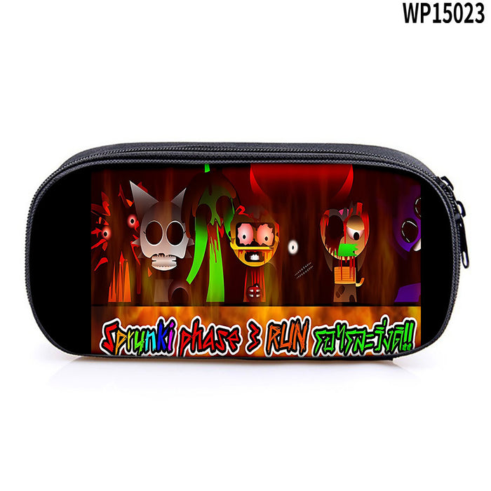Wholesale Student Pencil Case Large Capacity Stationery Storage Bag Pencil Bag Oxford Material