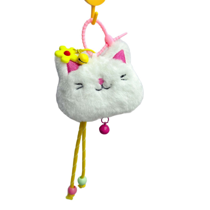 Wholesale Colorful Doll Small Pendant Creative Cartoon Plush Doll Key Pendant Handmade Rope DIY Accessories