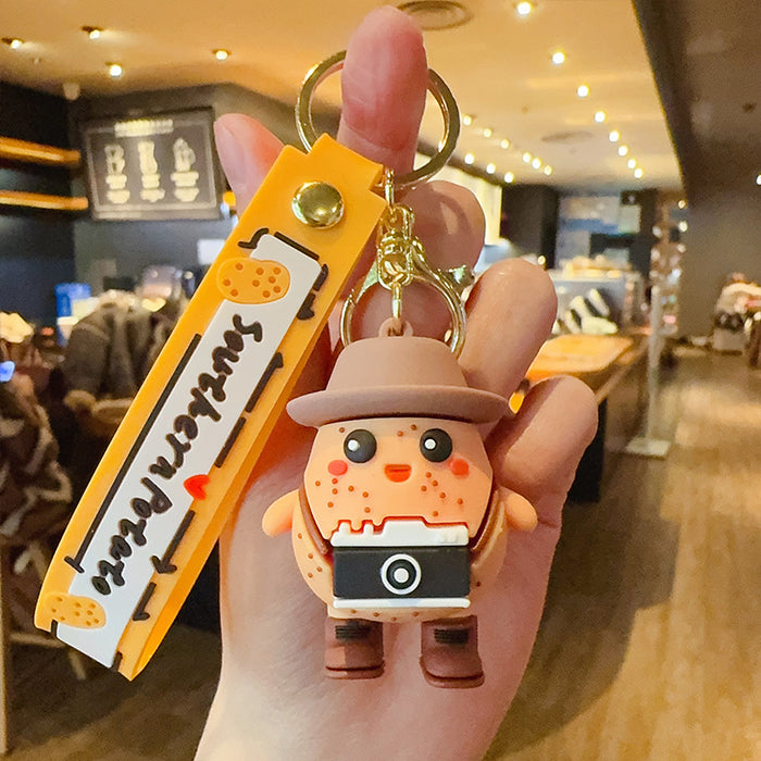 Wholesale Cartoon Small Potato PVC Keychain JDC-KC-JinG003