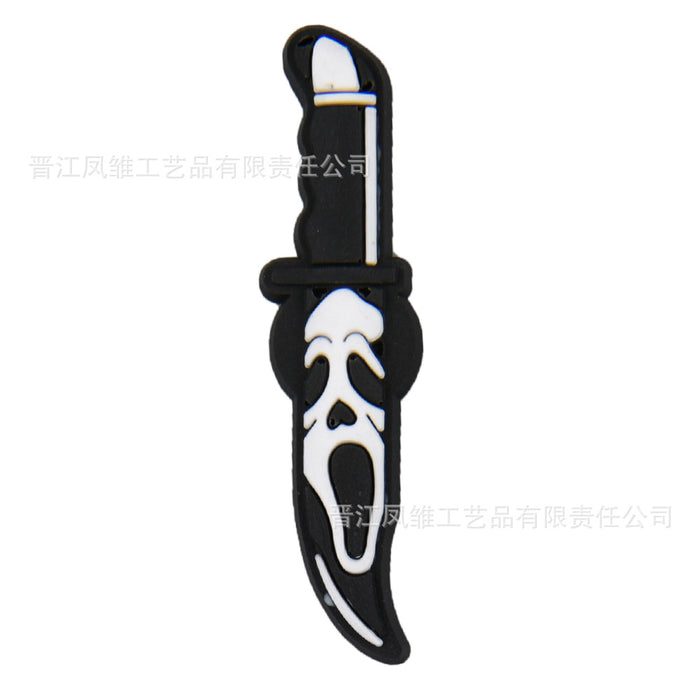 Wholesale 50pcs Horror Tarot  Series Shoes Charms Accessories Slippers Accessories Patch Decorative Shoe Buckle